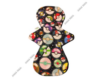 Cloth menstrual pad, CSP, Regular flow, Jersey 10" reusable period pad. A ready made product, available now.