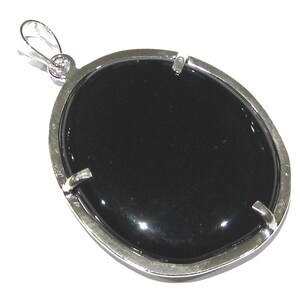 onyx pendant silver 925%