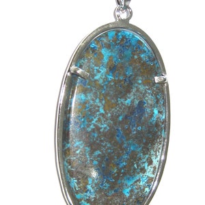 azurite pendentif argent 925% image 2