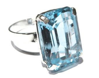 Topaz Ring silver 925%