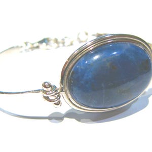sodalite bracelet silver 925%