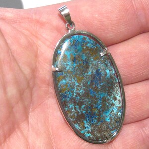 azurite pendentif argent 925% image 4