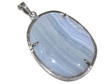 Chalcedony pendant  silver 925%