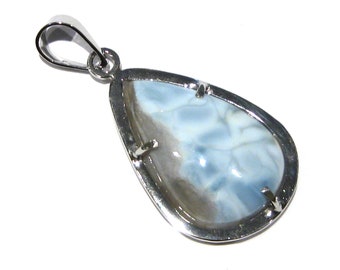 larimar hanger zilver 925%