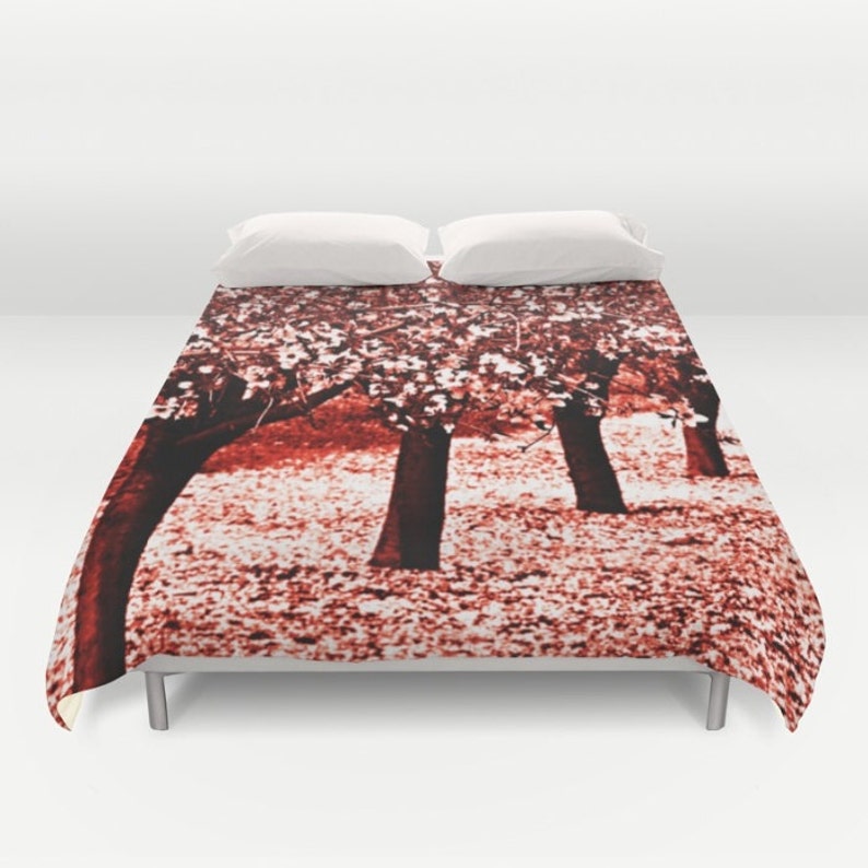 Red Duvet Cover Queen Comforter Cover King Size Comforter Etsy