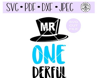 Download Mr onederful svg | Etsy
