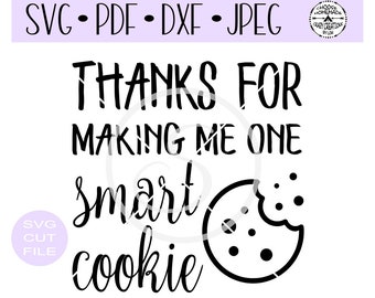 Smart Cookie Svg Etsy