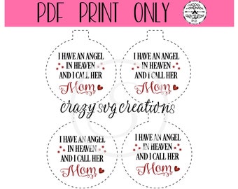Download Mom in heaven | Etsy