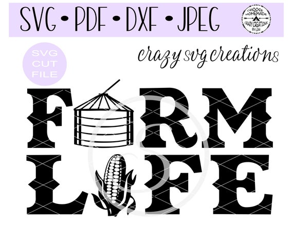 Download Farm Life Svg Digital Cut File Htv Cut File Vinyl Decal Etsy