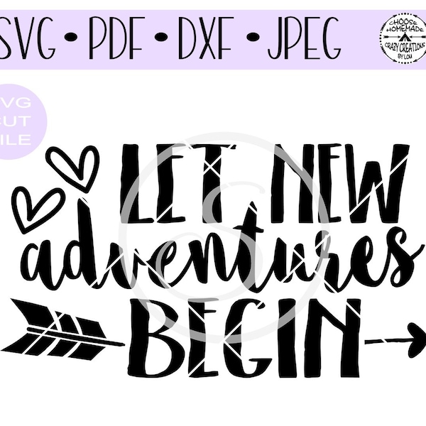 Let the Adventure Begin Svg - Etsy