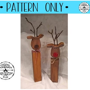 Rikki The Reindeer PATTERN ONLY -  PDF Format Only - Please Read Description