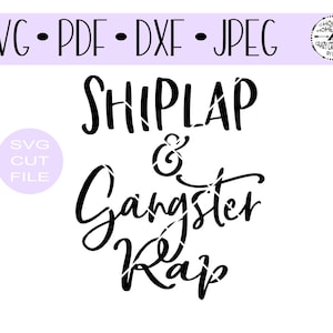 Stufenfalz und Gangster Rap SVG Digital geschnitten Datei für htv-vinyl-decal-diy-plotter-vinyl Schneider-Handwerk Schneider-SVG - DXF und Jpeg Formate.