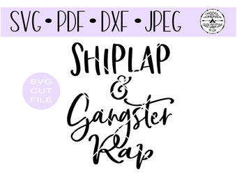 Stufenfalz und Gangster Rap SVG Digital geschnitten Datei für htv-vinyl-decal-diy-plotter-vinyl Schneider-Handwerk Schneider-SVG - DXF und Jpeg Formate.