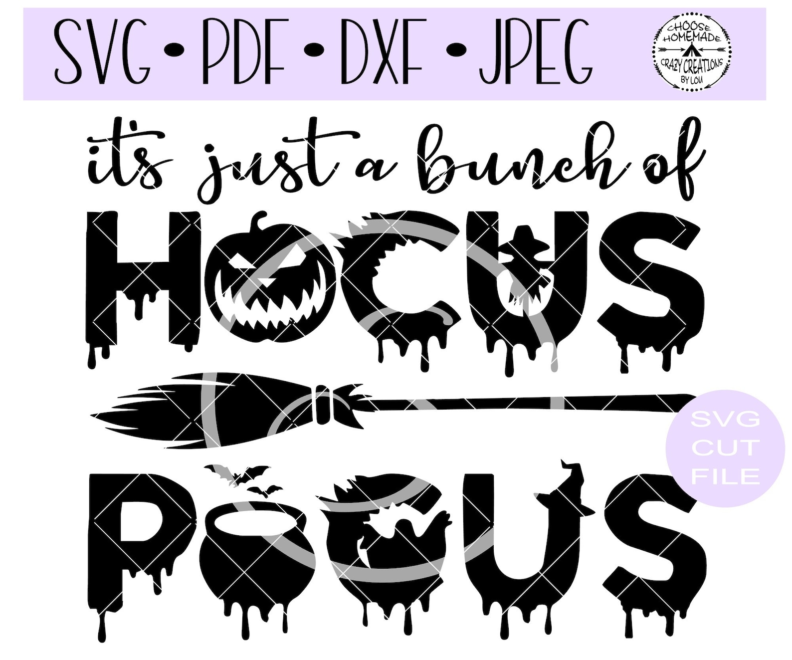 It's Just A Bunch of Hocus Pocus SVG | Halloween | Digital Cut File ...