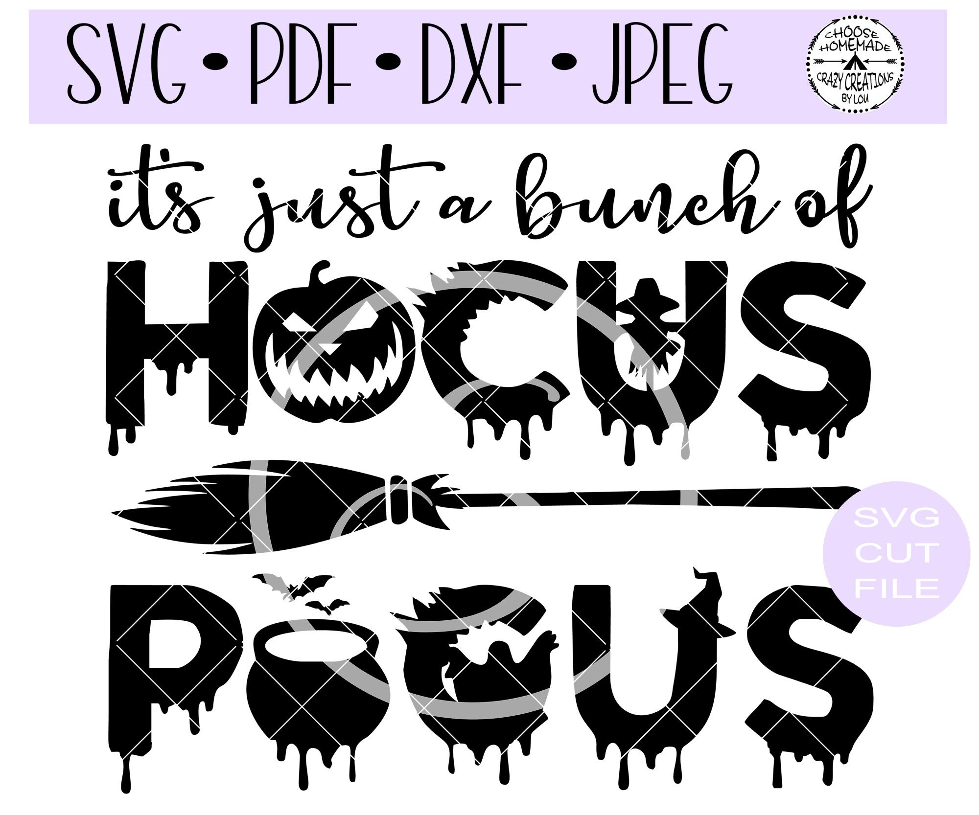 It's Just A Bunch of Hocus Pocus SVG | Halloween | Digital Cut File ...