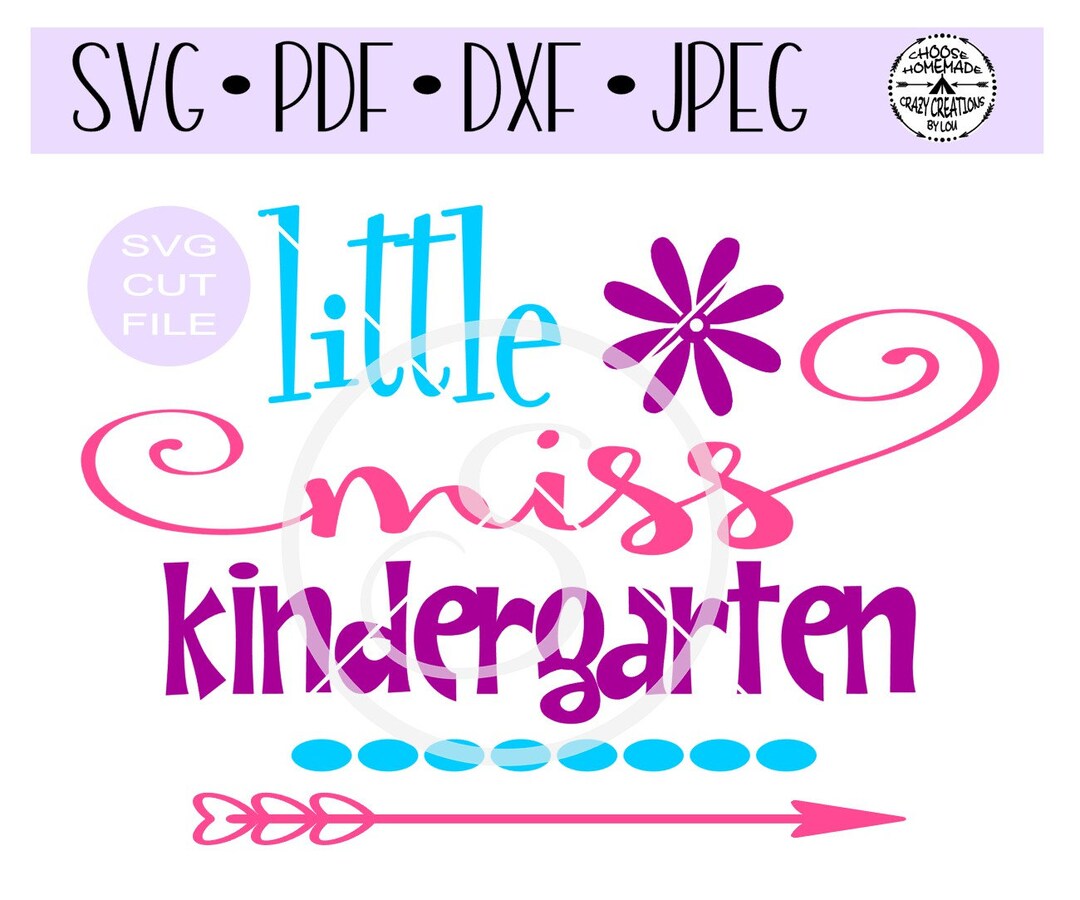 Little Miss Kindergarten Back to School Grades K-6th Included Digital ...