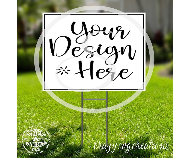Download Yard Sign Mock Up Yard Sign Mockup Jpeg PDF PRINT ONLY | Etsy
