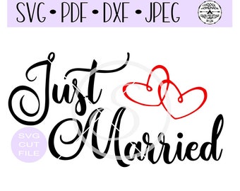 Download Just married svg | Etsy