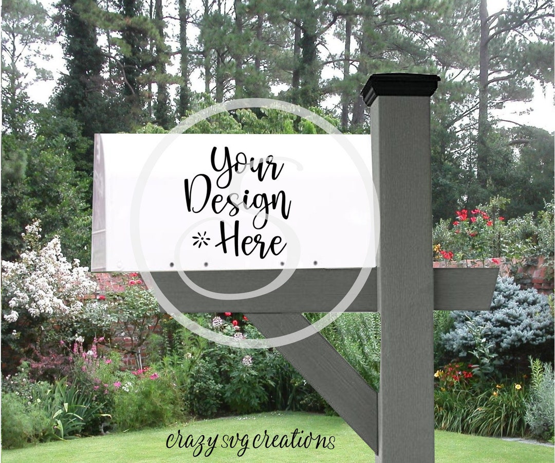 Mailbox Mock up White Mailbox Mock up Jpeg PDF PRINT ONLY Bonus Free