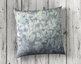 Gray Pillows-Pillow Cover & Insert-Hand Dyed Pillow-Neutral Nursery Decor-Neutral Throw Pillow-Office Decor-Neutral Decor-Home Decor for Men