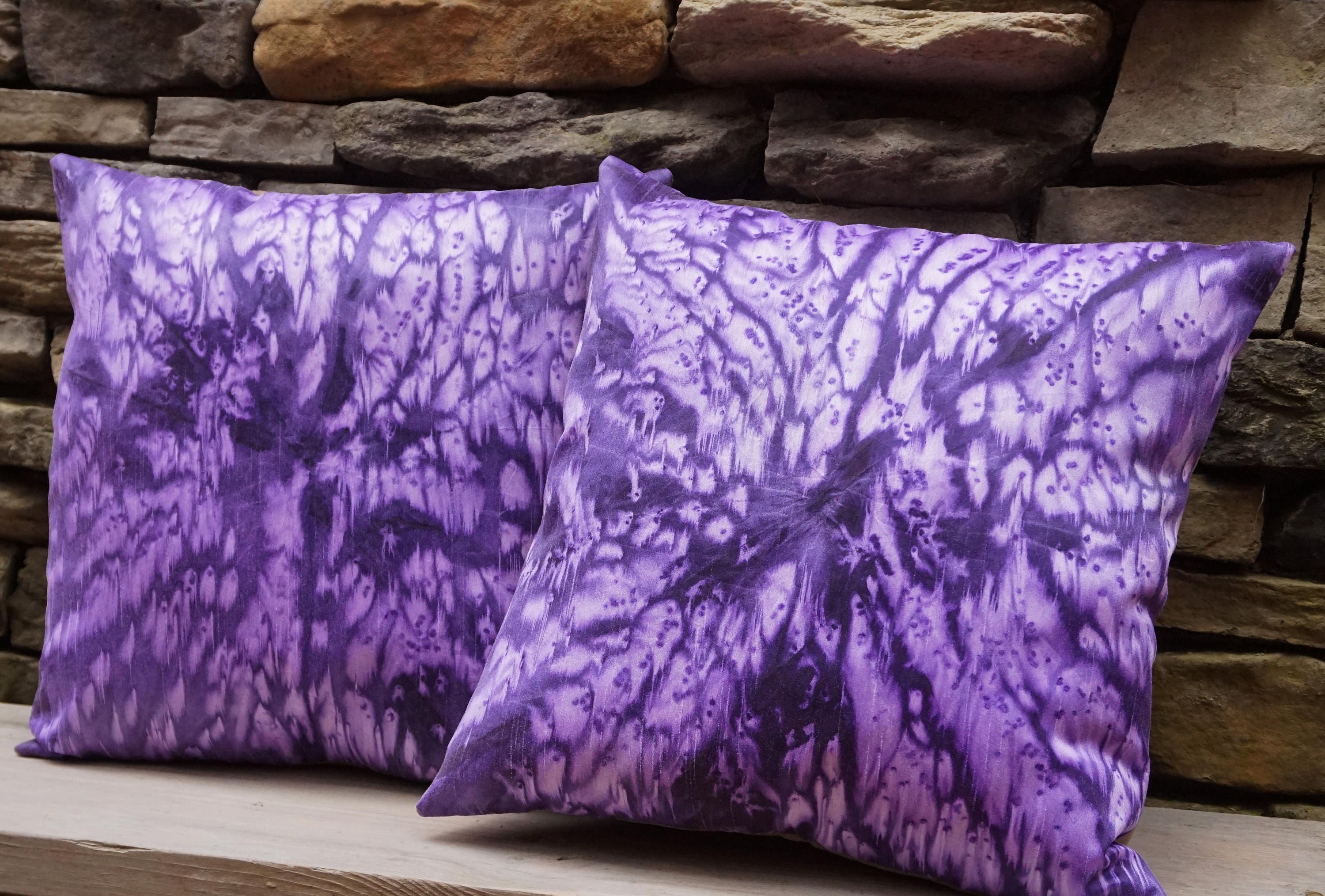 Deep Purple PillowsTie Dye PillowBoho DecorBohemian Etsy