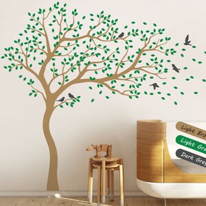 Großer Baum Wandtattoo - Kinderzimmer Kinderzimmer Wandbild