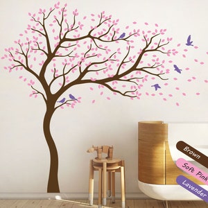 Large Tree wall sticker nursery tree wall decal wall mural stickers kids room decoration tattoo wall art décor - 099