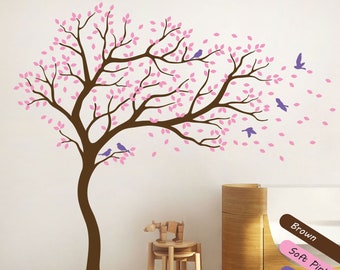 Large Tree wall sticker nursery tree wall decal wall mural stickers kids room decoration tattoo wall art décor - 099