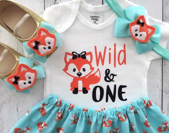 fox first birthday outfit