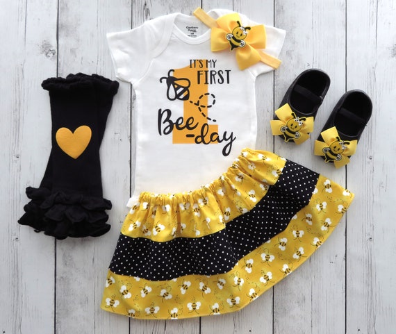 1st birthday bee outfit