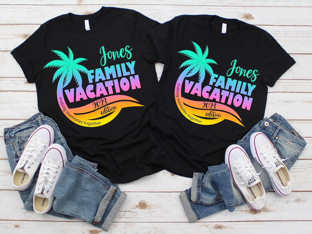 Vacaciones Familiares Playeras Personalizadas Familia Playeras