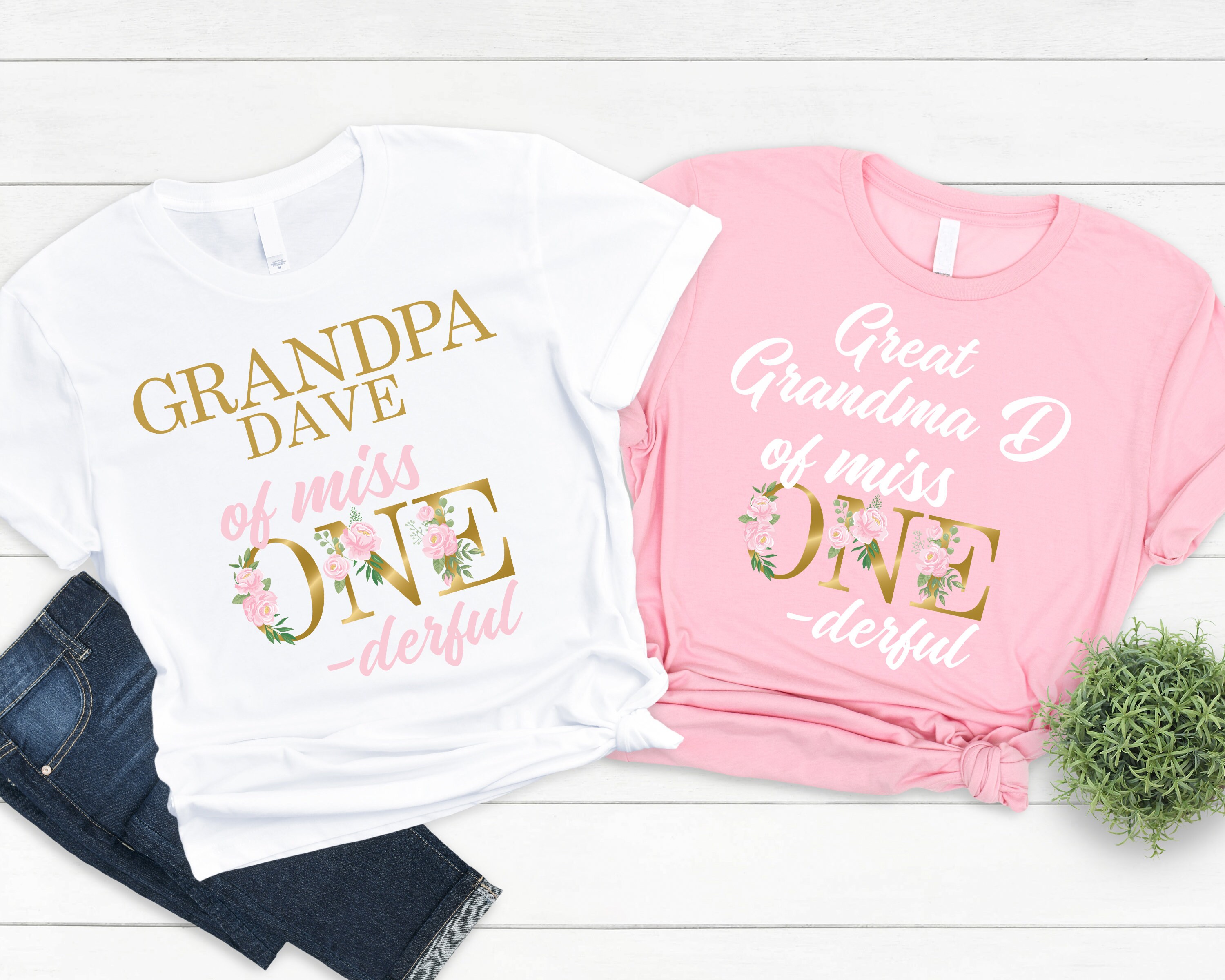  Grandpa Of Mr. Onederful Shirt Funny First Birthday grandson :  Clothing, Shoes & Jewelry