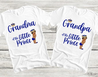 Little Prince Matching Family Shirts for Grandparents and