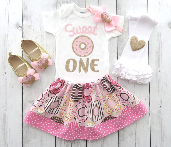 Donut First Birthday Outfit for girl girl birthday outfit | Etsy