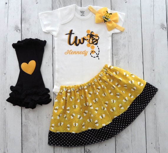 baby girl bumble bee dress