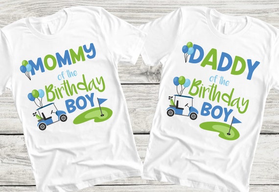 Golf Birthday Family Shirts Hole in One 