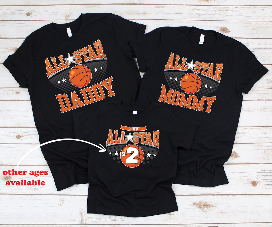 All Star Basketball Shirts All Star Basketball Birthday Boy Shirts