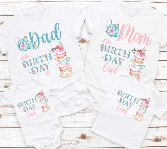 Tea Party Family Shirts for the 