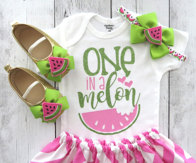 watermelon first birthday outfit
