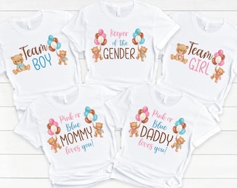 Gender Reveal Baby Shower Shirts - Bearly Wait Baby Shower, Mom