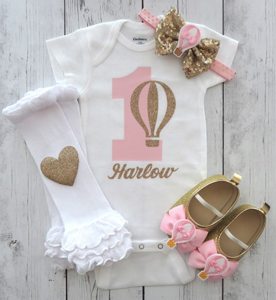 hot air balloon 1st birthday outfit