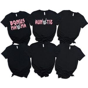 Bad TWO the Bone Birthday Family Shirts - 2nd birthday girl, rock n roll birthday theme, rock on skeleton hand, two year old, born two rock image 7