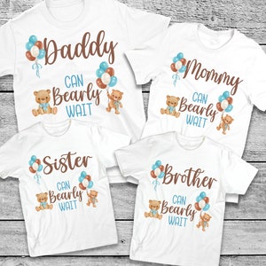 Camisetas estampadas baby shower hotsell
