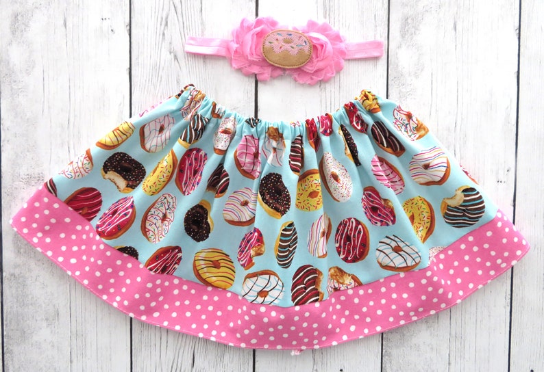 Donut Skirt for Baby Girl Donut Grow Up Donut First Etsy