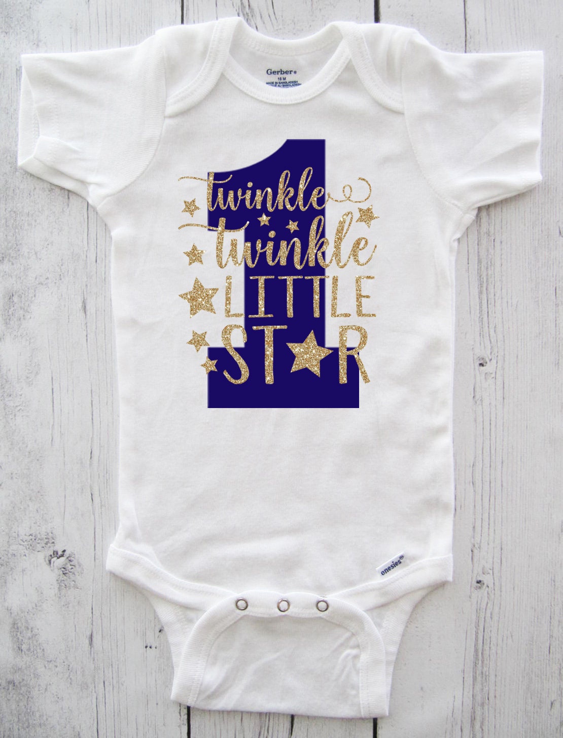 twinkle twinkle little star first birthday outfit