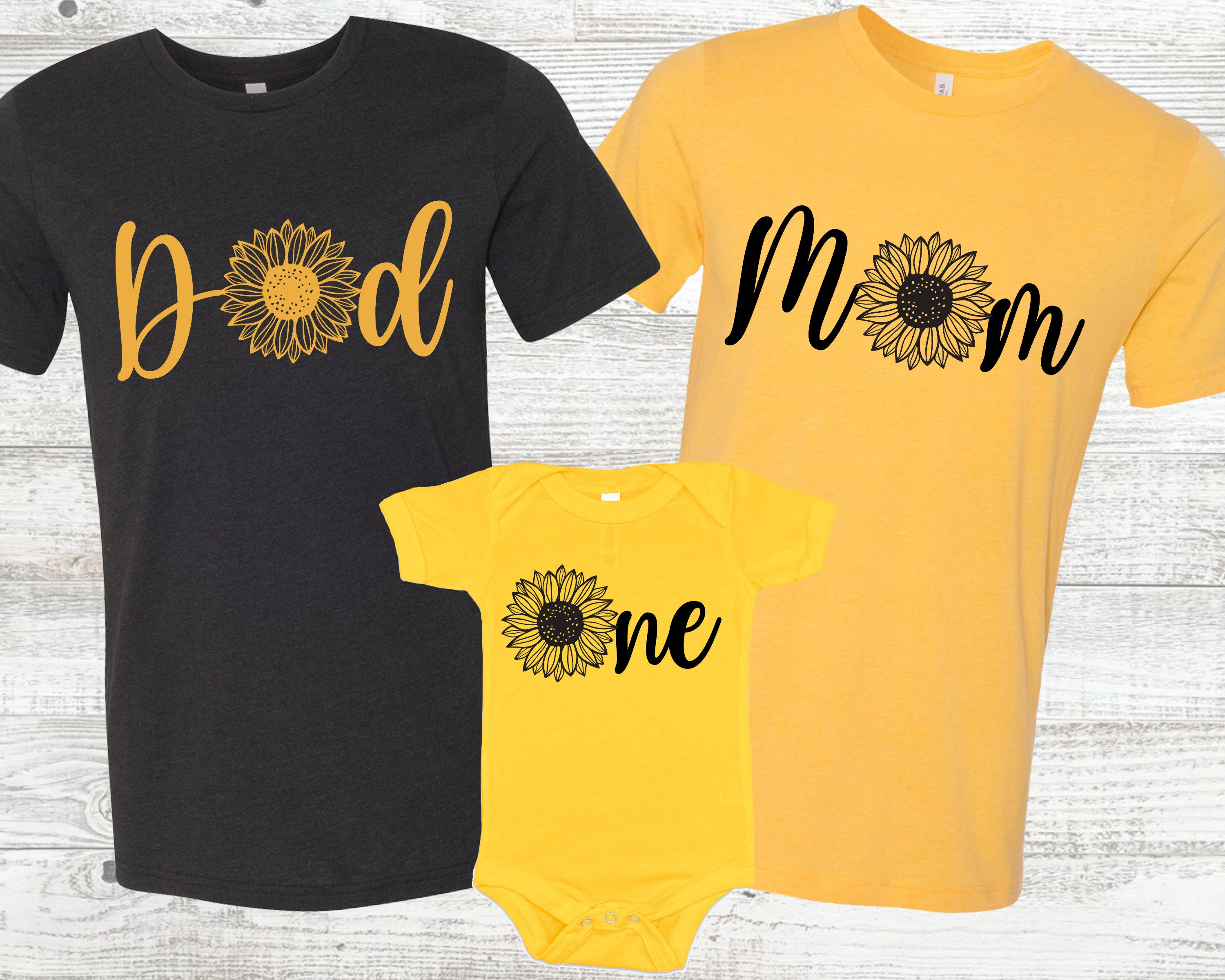 Sunflower Birthday Girl on Black and Yellow Shirts sunflower | Etsy