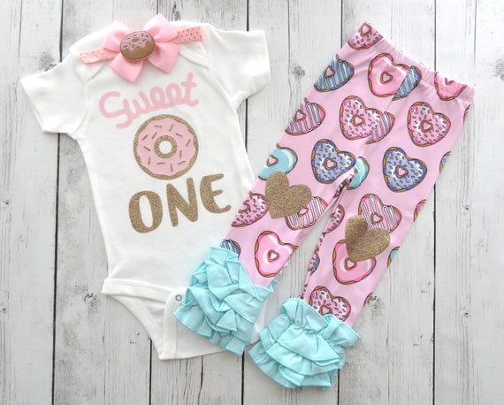 One donut birthday outfit Clearance