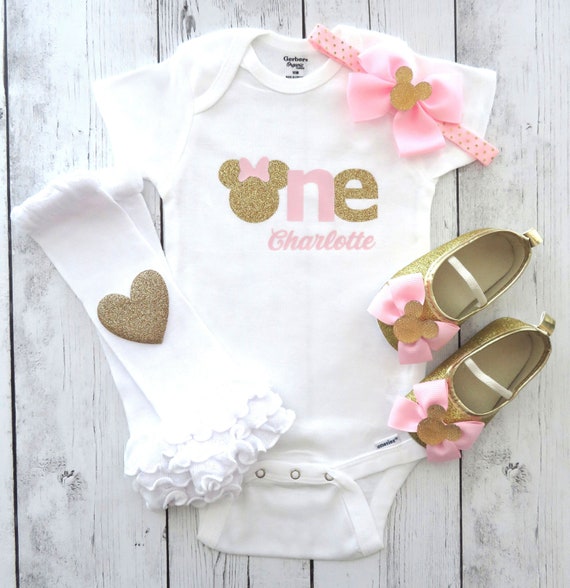 minnie mouse birthday onesie