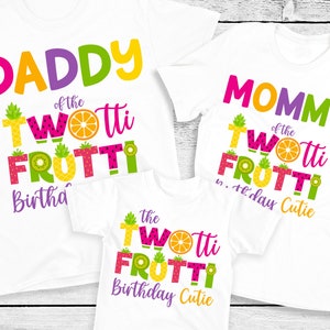 Two-tti Frutti Cutie Second Birthday Party Girl Tee – Sew Sudberry