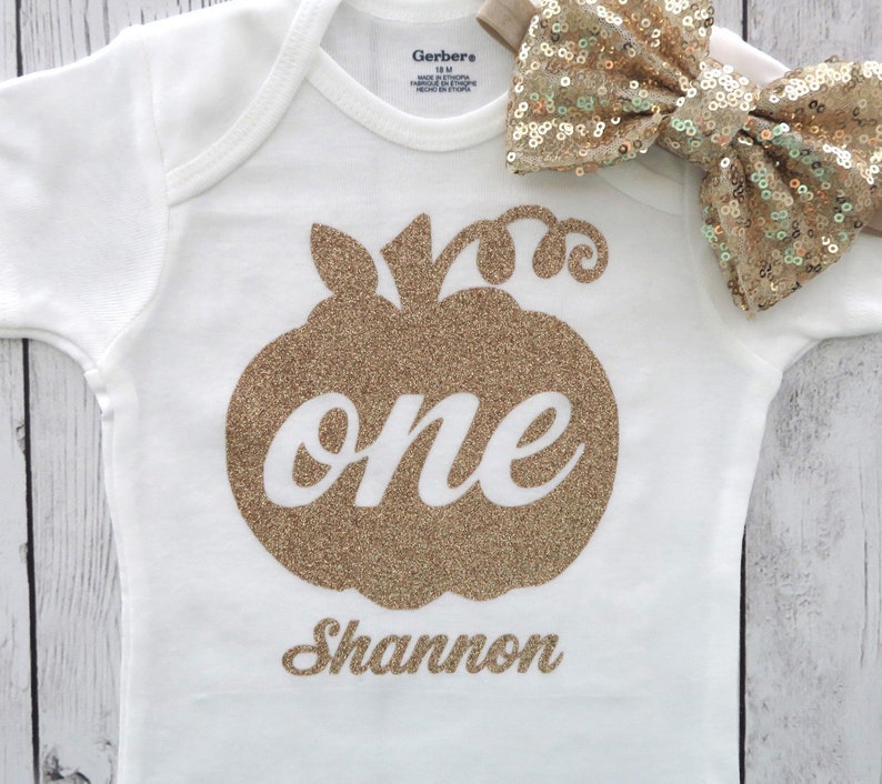 little pumpkin first birthday outfit